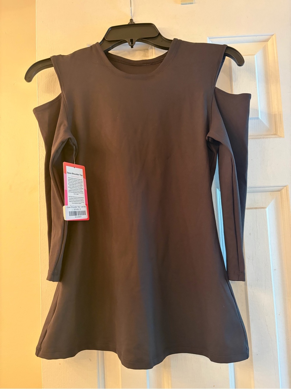 Cold-Shoulder Long Sleeve Women's Top